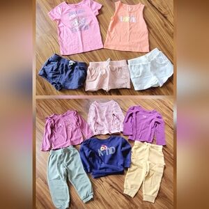 Bundle Of Garanimals Toddler Clothing (Some Gerber Shorts)- 2T
